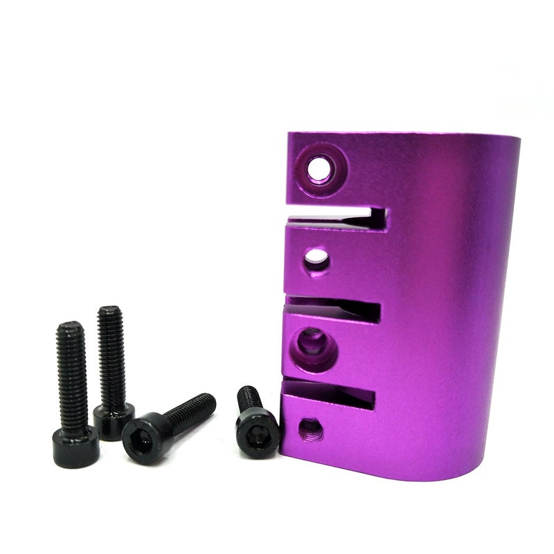 Z-FIRST Pro Stunt Scooter Clamp for HIC System (Purple) - Image 1